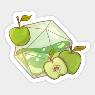 D20 Apple Tea Sticker Sticker